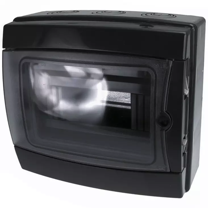 Moduulikotelo pinta 8 moduulia musta ip65 famatel - Sähköasennuskotelot - 8429760775355 - 1