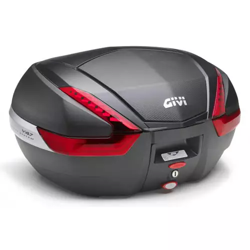 Moottoripyörälaukku Givi V47 Monokey 47L Hiilikuitu - Moottoripyörän laukut - 6438471334555 - 2
