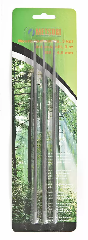 Moottorisahan viila 4,5mm 3kpl Metsuri - Moottorisahan viilat  - 6419773638435 - 1
