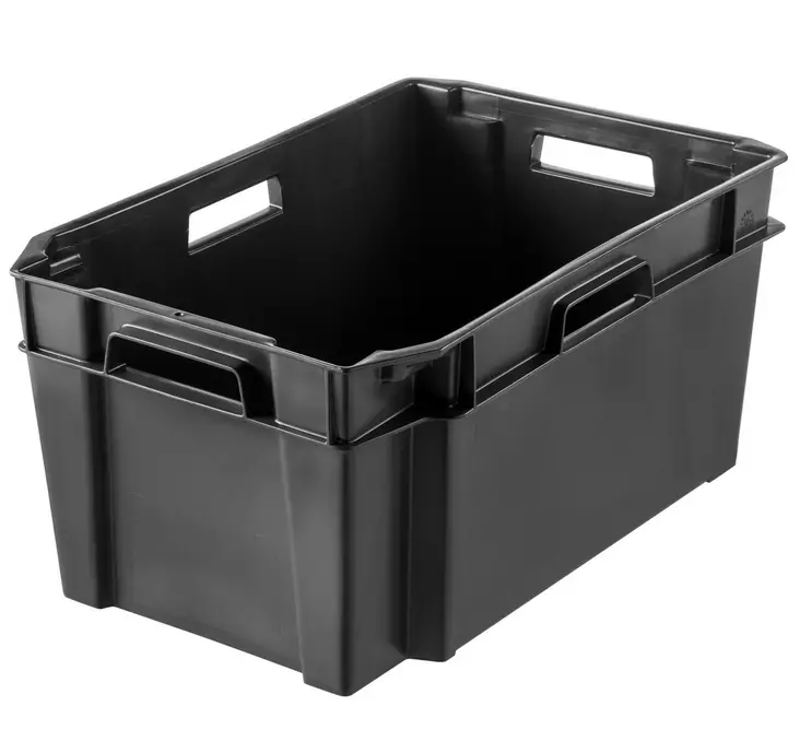 musta muovilaatikko - Varastolaatikot - 6411760504655 - 2