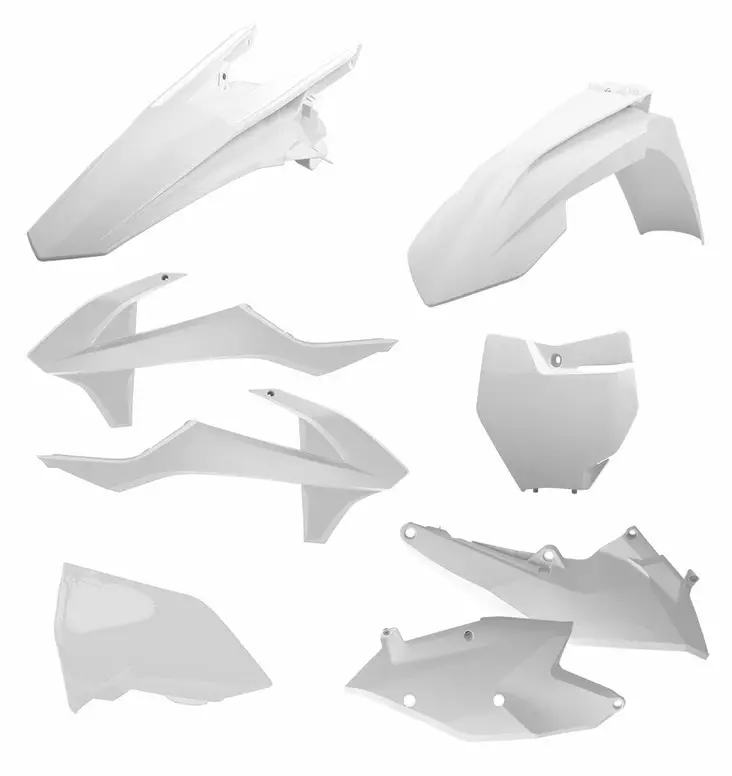 Muovisarja KTM EXC/EXCF 17-19 valkoinen - Motocrosspyörien katesarjat - 14032225 - 2