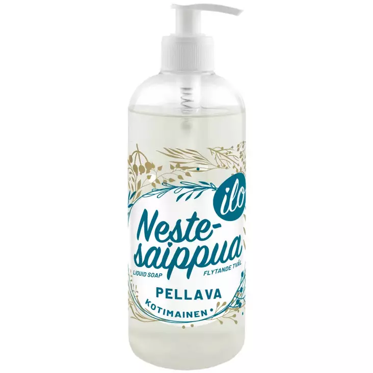 Nestesaippua ilo pellava 500 ml - Käsisaippuat - 6419642340605 - 1