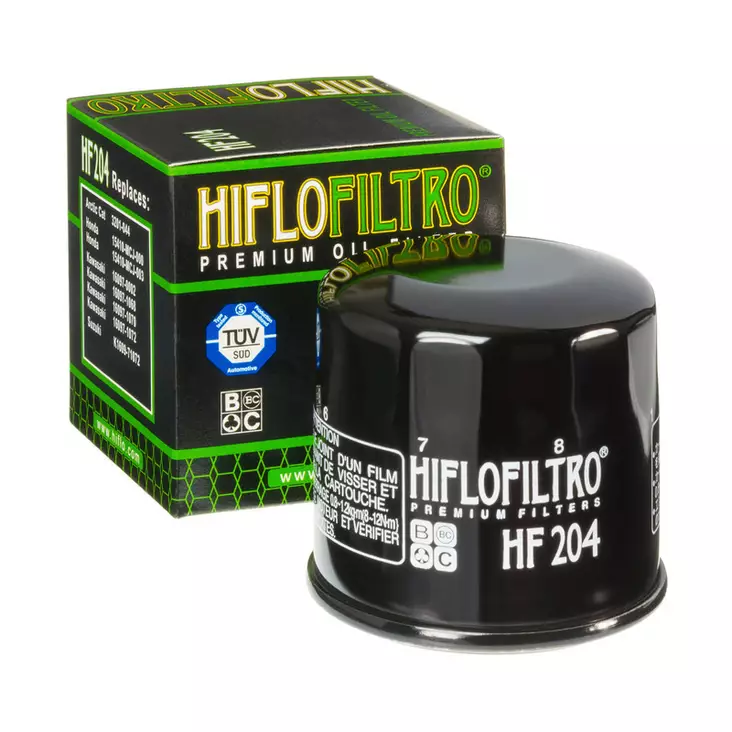 HiFlo öljynsuodatin HF204 - Crossin ja mopon öljynsuodattimet - 824225110425 - 2