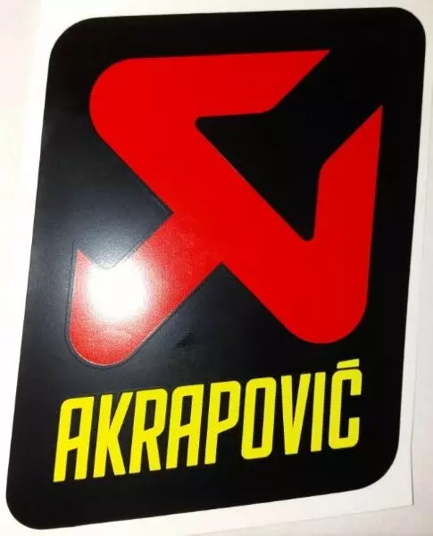 Pakoputken tarra Akrapovic ulkosivu - Moottoripyörän pakoputkistot - 3831095050475 - 2