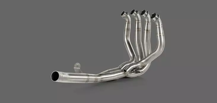 Pakoputkisto Akrapovic Optional Header Kawasaki Z H2 - Moottoripyörän pakoputkistot - 3831113587525 - 2