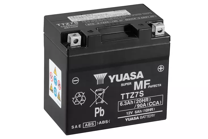 Akku Yuasa TTZ7S(WC) 12V 6Ah - Pienkoneakut 5-10Ah - 5050694011405 - 2
