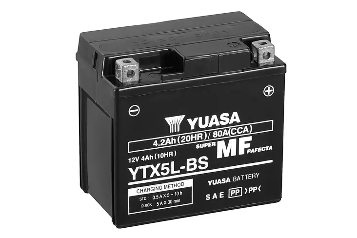 Pienkoneakku Yuasa YTX5L-BS 2.04Ah - Pienkoneakut 2-5Ah - 5050694007095 - 2