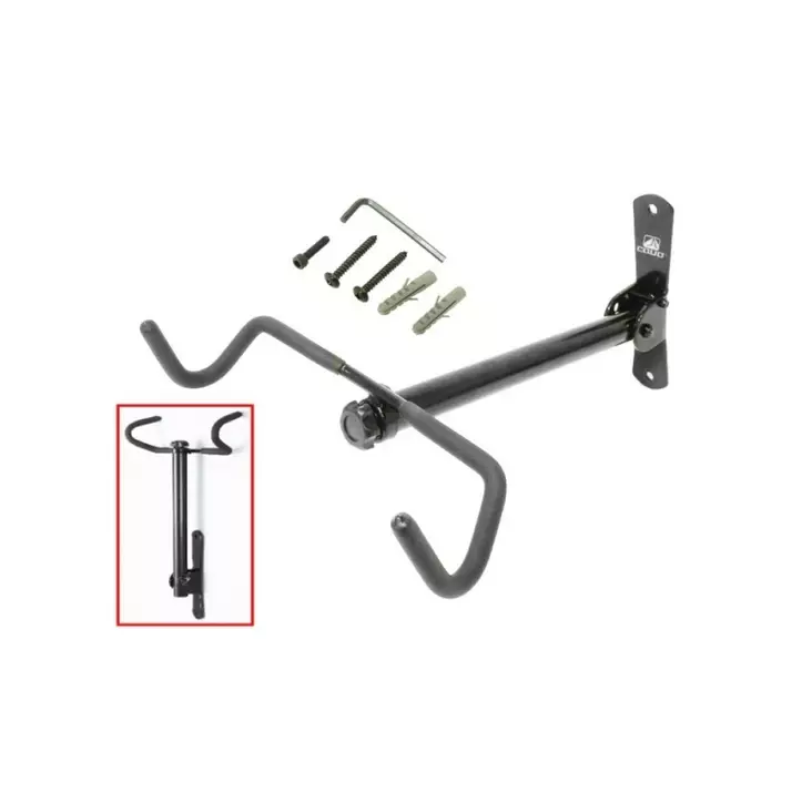 polkupyörän seinäkoukku vaaka taitettava - Pyörätelineet ja pyöränkuljetustelineet - 7332440786965 - 1