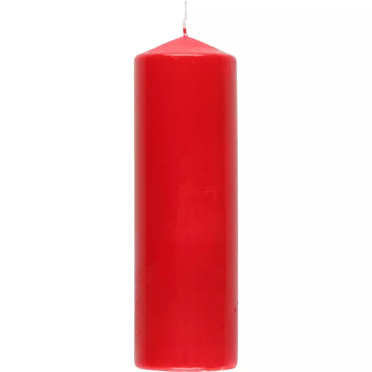 Pöytäkynttilä aura 8x25 cm punainen - Pöytäkynttilät - 5906927350875 - 1