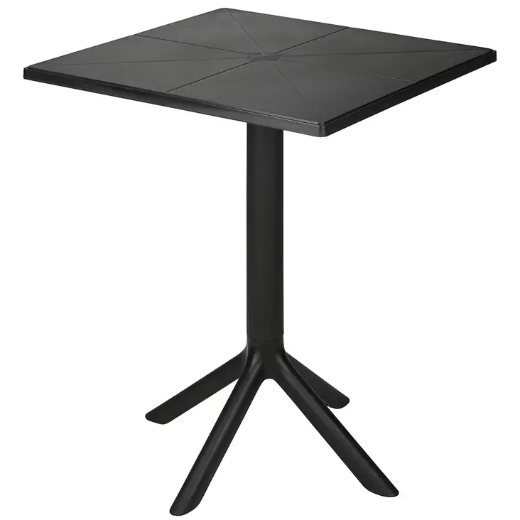 Puutarhapöytä musta - Terassikalusteet - 8721037401395 - 1