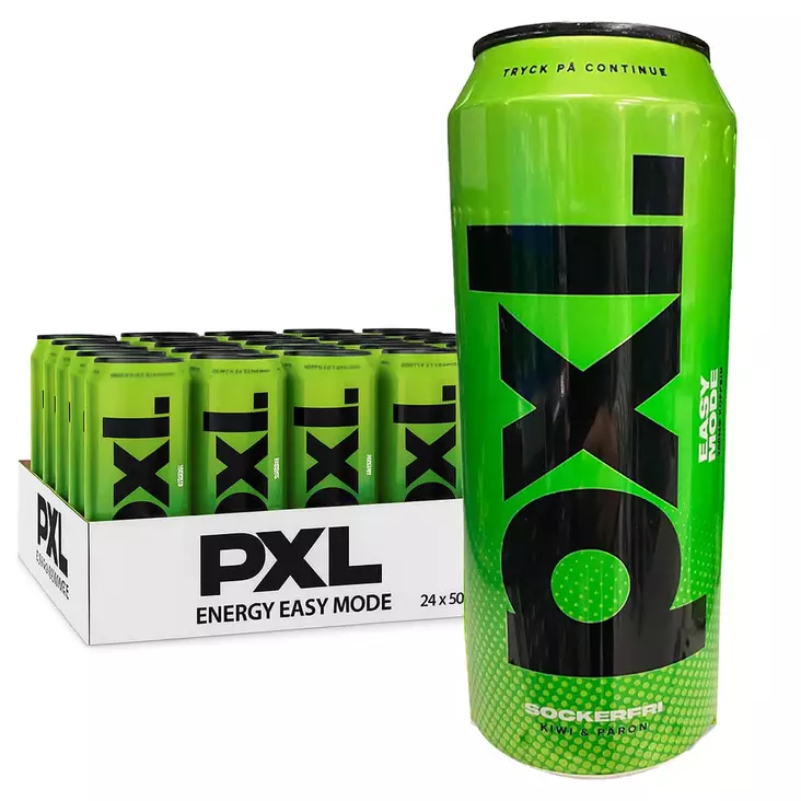 Pxl energiajuoma tukkupakkaus 24x500 ml - Energiajuomat - 7350162600055 - 1