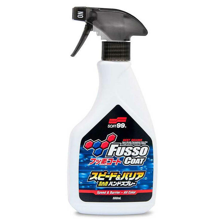 Quick detailer soft99 fusso coat speed & barrier hand spray 500 ml - Muut autonhoitotuotteet - 4975759102915 - 1