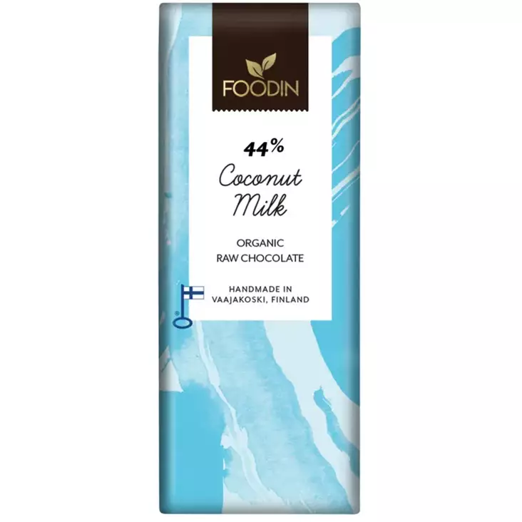 Raakasuklaa coconut milk 44prosenttia, luomu 40g - Herkut ja juomat - 6430055214635 - 1