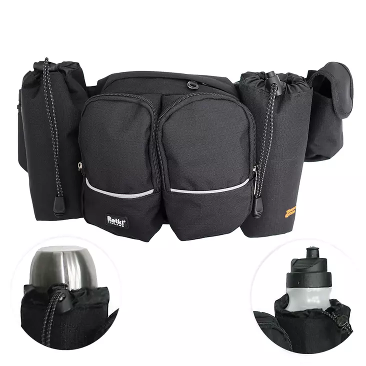 Retki Juomavyö Trek Light musta - Retkeilyvarusteet - 6418536001455 - 3