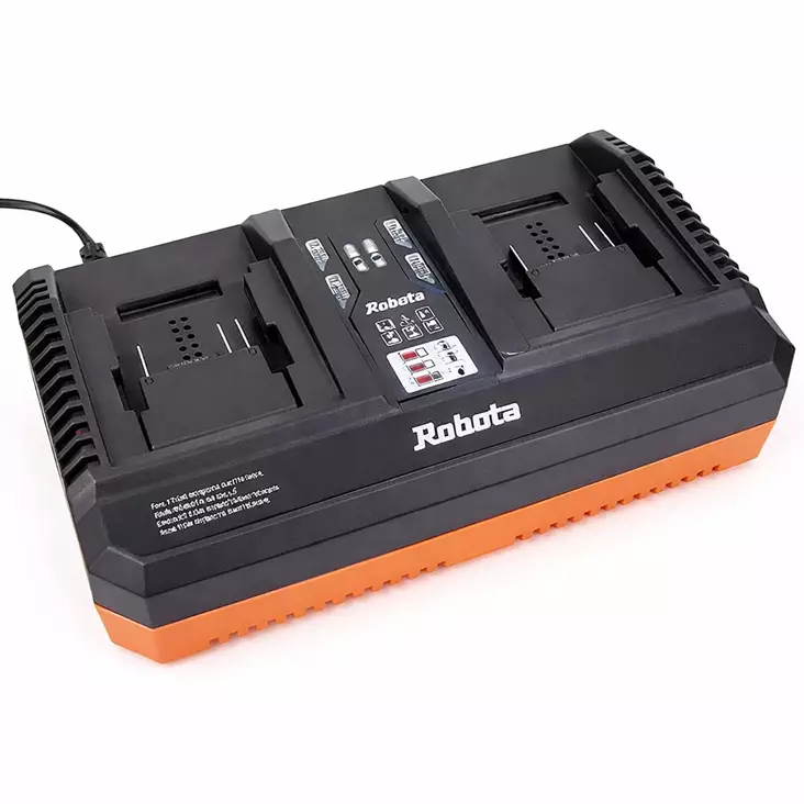 Robota tupla laturi 18v kahdelle akulle - Akut ja akkulaturit - 6438212141015 - 1