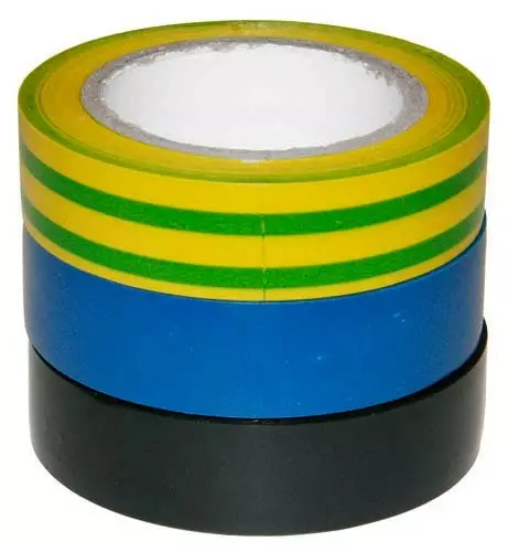 Sähköteippi musta sininen keltavihreä - Sähköteipit ja vulkanointiteipit - 6438140926005 - 2