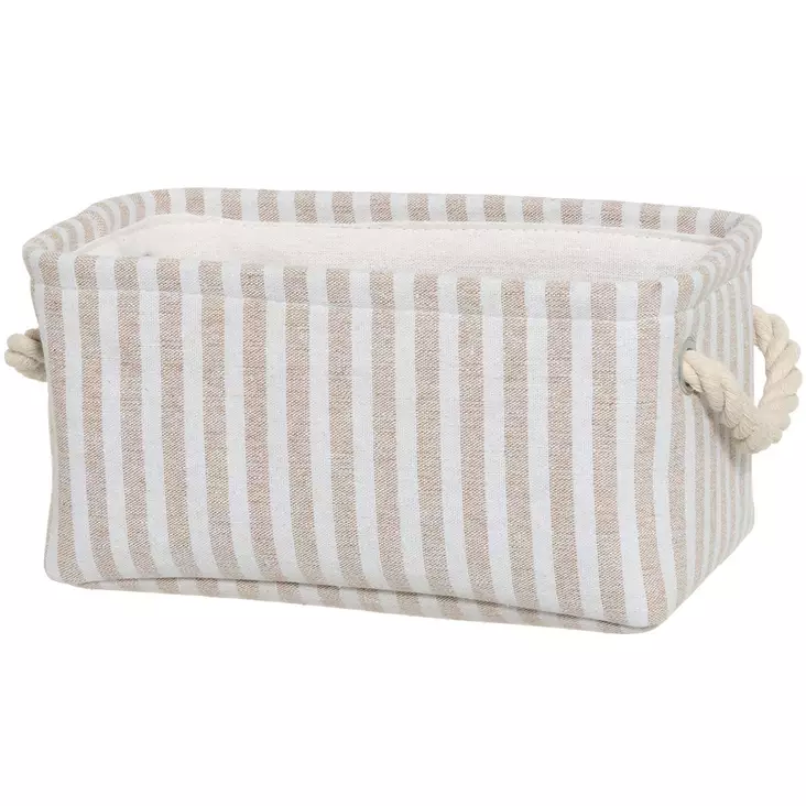 Seaside säilytyskori raidoilla beige - Sisustuskorit - 6410416466385 - 1