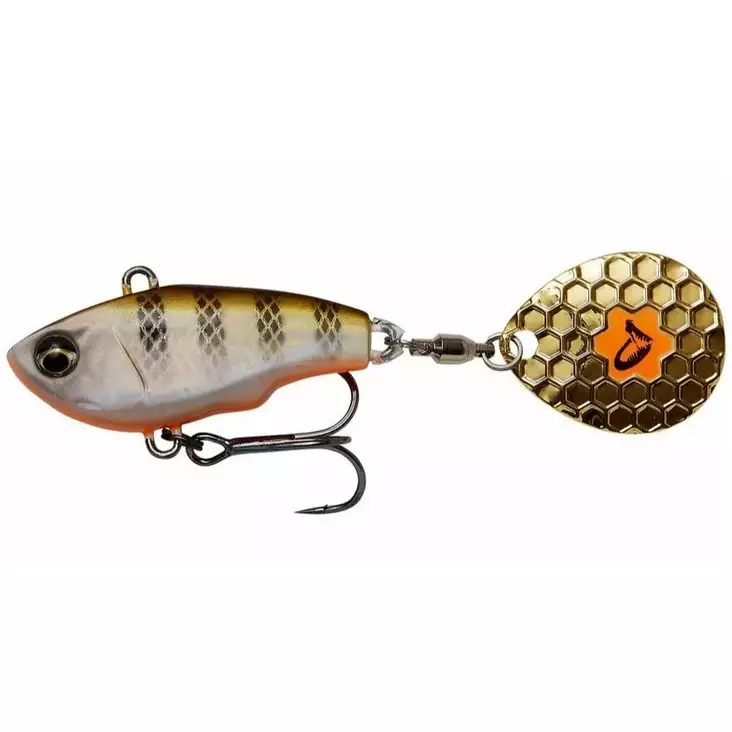 Savage gear fat tail spin lippauistin 6,5cm 16g perch - Lippauistimet - 5706301717665 - 1
