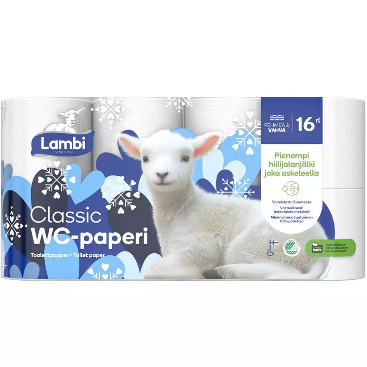 Lambi wc paperi 16 rullaa - WC-paperit ja talouspaperit - 6414301075645 - 1