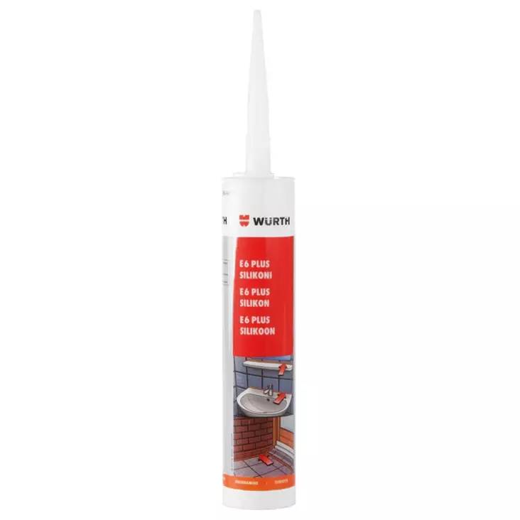 Wurth e6 silikoni - Rakennussilikonit - 4053479434735 - 1