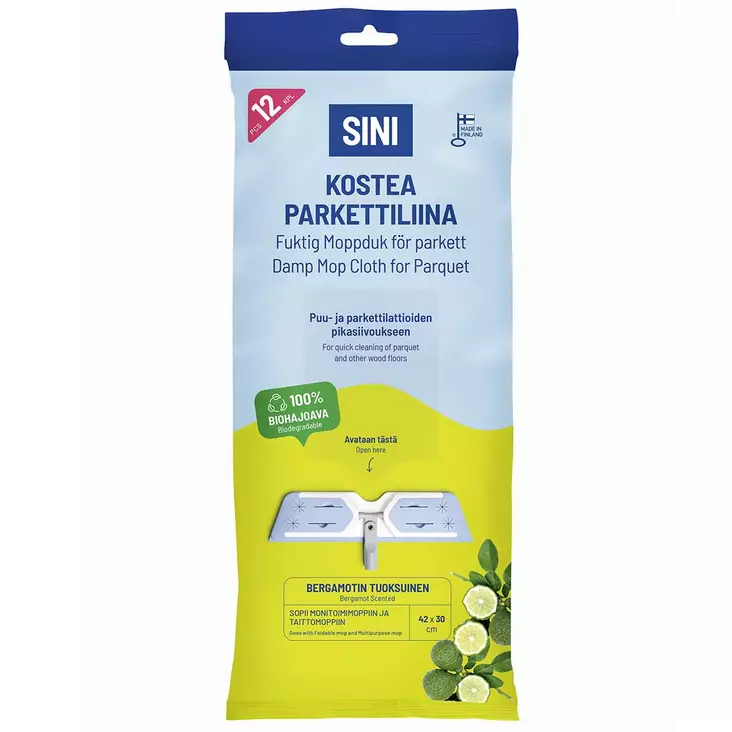 Sini kostea parkettiliina - Siivousmopit ja lattianpesuliinat - 6423800037665 - 1