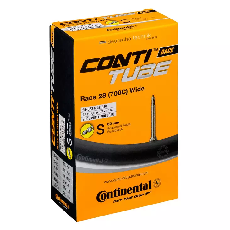 Sisärengas 28" Continental Race Wide 25/32-622/630 - Polkupyörän sisärenkaat 29", 28" ja 26" - 4019238556865 - 1