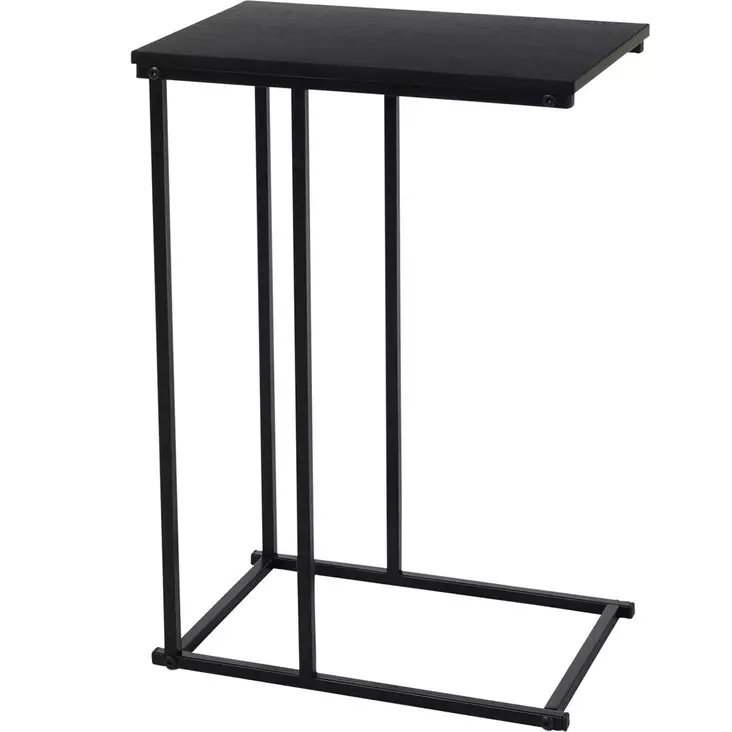 Musta metallinen sivupöytä - Sohvapöydät - 8721037538695 - 1