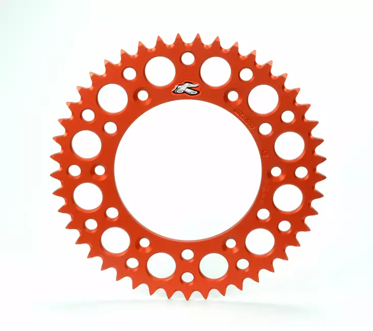 Takaratas Renthal SX+F 90- HVA 14- 51T GP oranssi - Motocrossin ja enduron takahammasarattaat - 5026190068175 - 2