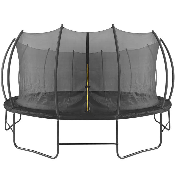 Trampoliini suojaverkolla musta - Trampoliinit ja trampoliinitarvikkeet - 6438168119595 - 1