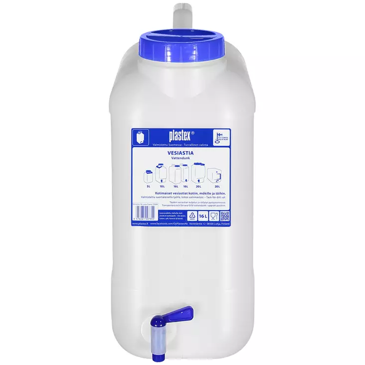 vesikanisteri hanalla - Vesikanisterit ja ämpärit - 6416061007355 - 4