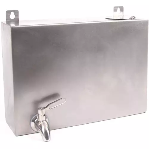 Haghus 4,5l ruostumattomasta teräksestä valmistettu vesivaraaja telttasaunaan - Kaminat ja kaminapuhaltimet - 6438212105475 - 1