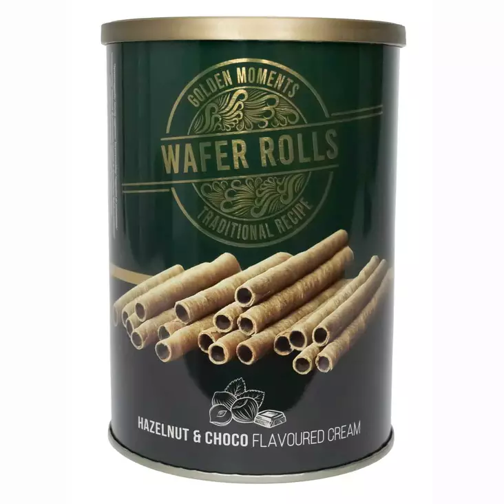 Vohvelikeksirulla hasselpähkinä 400g - Keksit ja naposteltavat - 8713305813825 - 1