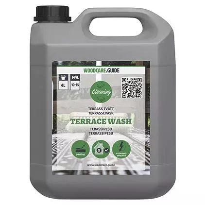 terassipesuaine 4L woodcare.guide - Puuöljyt ja suoja-aineet - 6418091101065 - 1