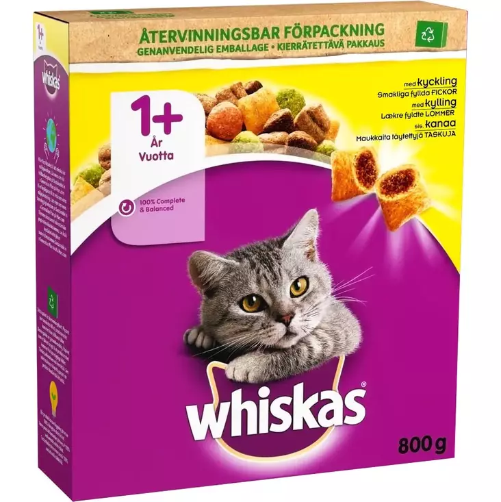 whiskas junior kana 800 g penturuoka - Kissan kuivaruoka - 5900951294075 - 1