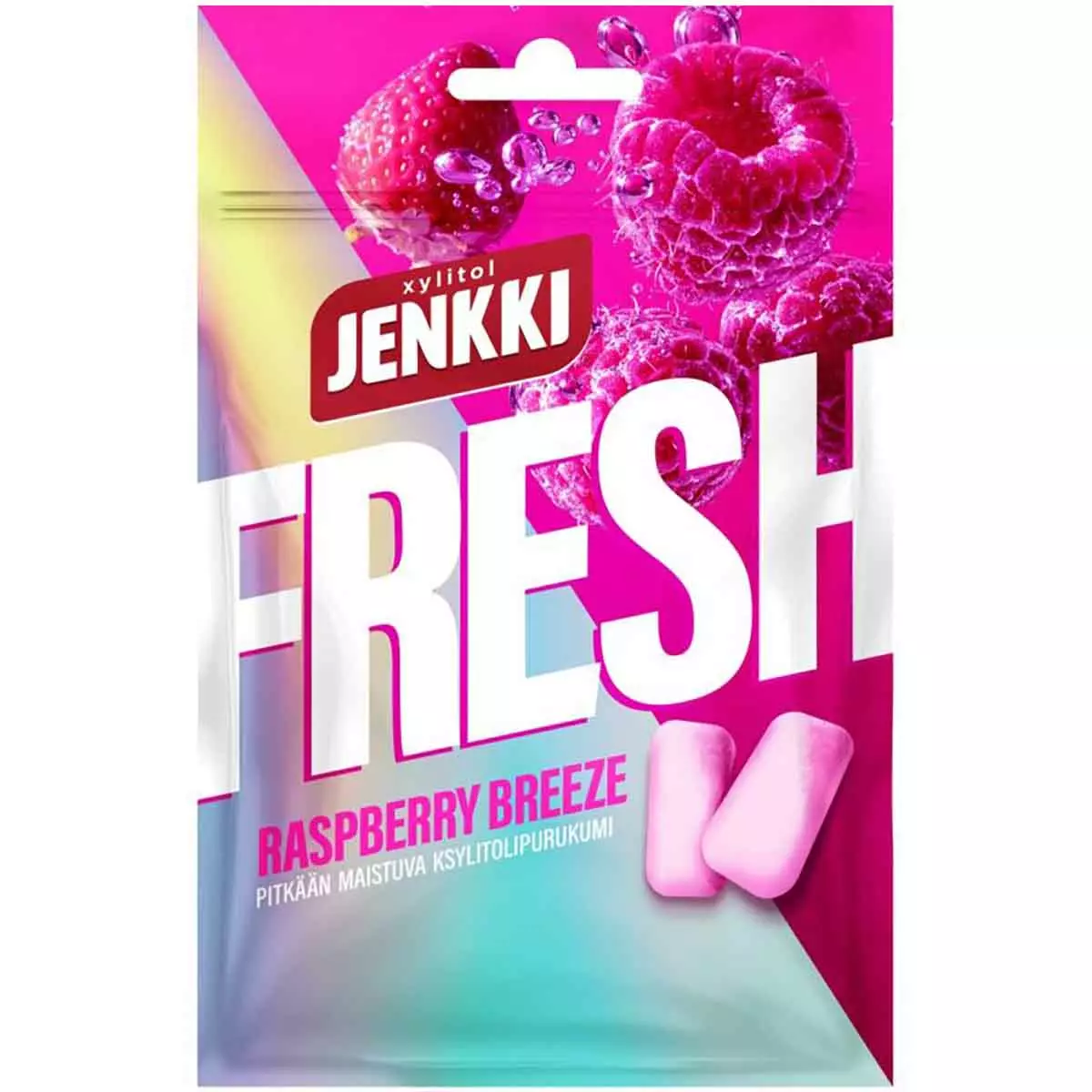 Jenkki Raspberry Jenkki Fresh Raspberry Breeze 35g Raikas marjainen purkka - Tuontitukku ...