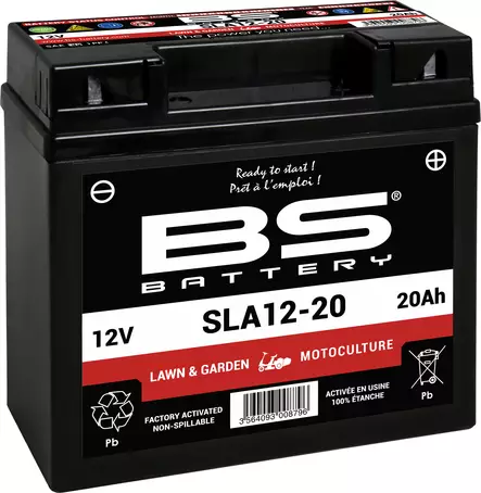 Akku BS Battery SLA12-20 (FA) 5,3kg - Pienkoneakut 10-30Ah - 3564093008796 - 2