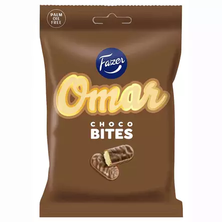 Omar choco bites karkkipussi 120g - Karkkipussit  - 6416453032026 - 1