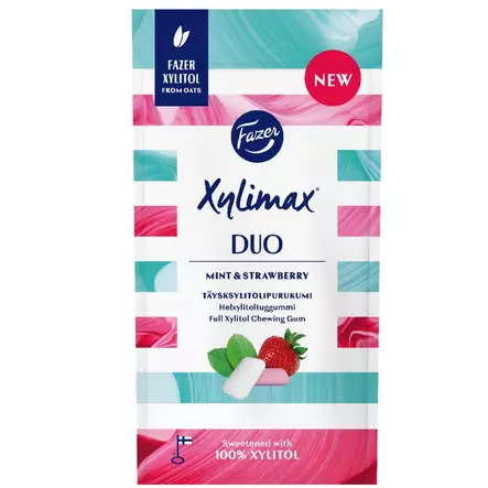 Fazer xylimax duo mint and strawberry - Pastillit ja purukumit - 6416453117556 - 1