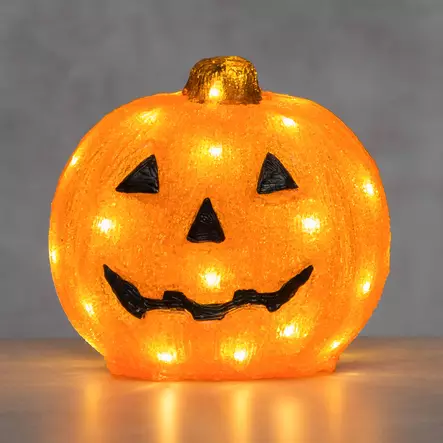 Halloween led kurpitsa finnlumor - Koriste-esineet - 6410416313276 - 1