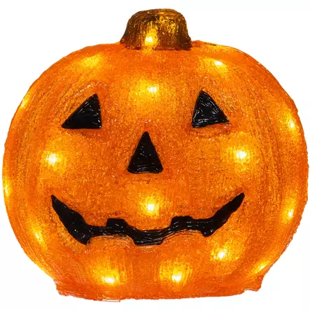 Halloween kurpitsa led valoilla - Koriste-esineet - 6410416313276 - 2