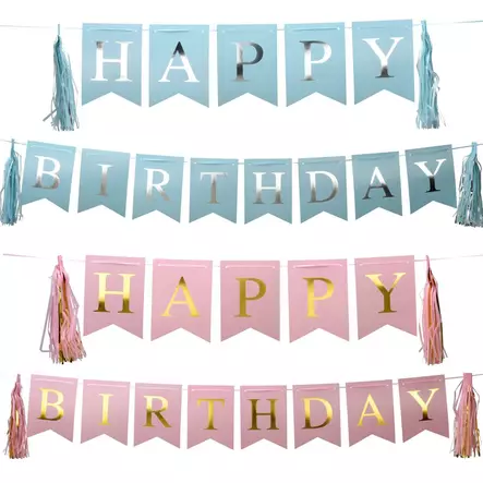 Happy birthday viiri - Askartelutarvikkeet  - 8720573570886 - 2