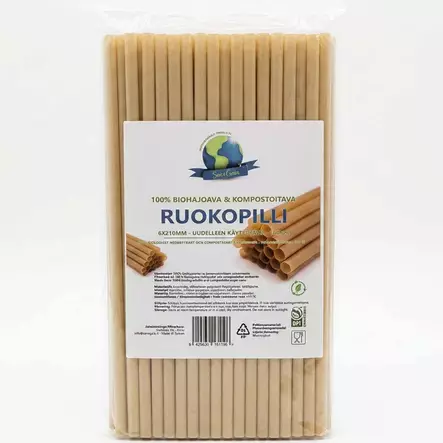 Ruokopilli uudelleen käytettävä 6x210mm - Kertakäyttöruokailuvälineet ja servetit  - 6429830161196 - 1