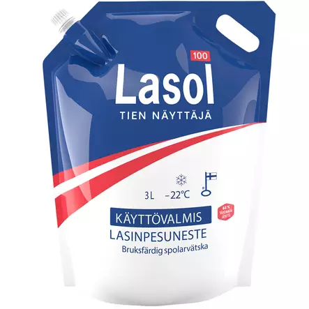 Lasol lasinpesuneste 3 l - Auton lasinpesunesteet - 6414504750806 - 1