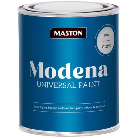 Maston modena sininen alkydimaali 1l yleiskäyttöön - Talomaalit - 6412496040066 - 1