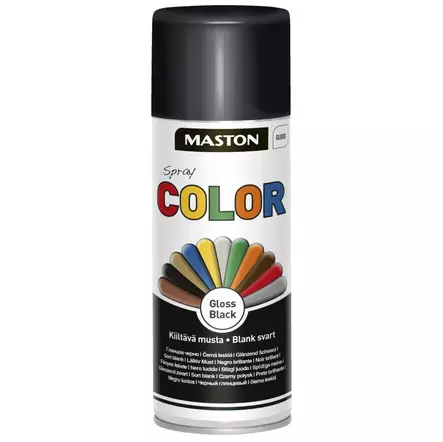 Kiiltävä musta spray maali - Maalit ja spray-maalit - 6438471281576 - 1