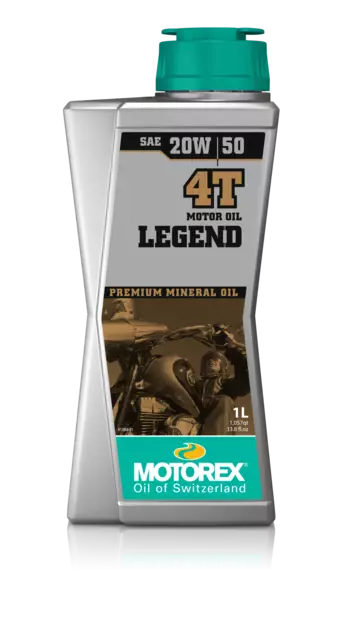 Moottoriöljy 4-tahti 20W-50 1L Motorex Legend - 4-tahti öljyt - 7611197014416 - 2