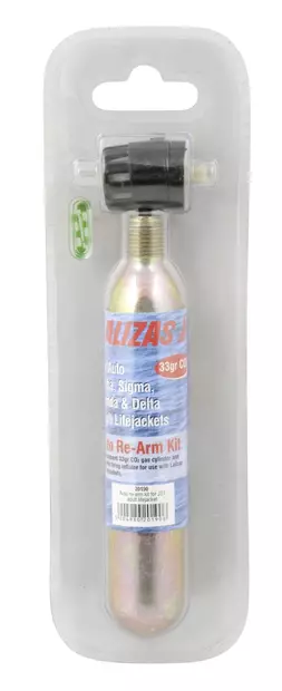 Paukkuliivin kaasupatruuna 33g - Pelastusliivit ja paukkuliivit - 5204980201906 - 2