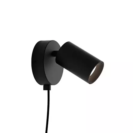 Musta seinävalaisin ja lukuvalo sisälle - Seinävalaisimet - 6438140830326 - 1