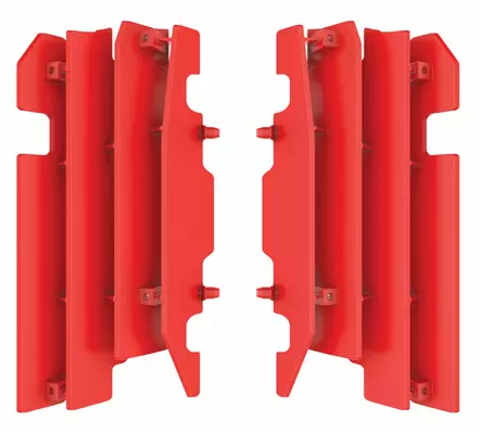 Syylärin ilmanohjaimet CRF450 00-04 punainen - Motocrosspyörien jäähdyttimien suojat - 5604415077036 - 2