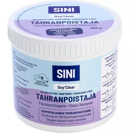 Sini oxy clear tahranpoistaja 500 g - Pyykinpesuaineet - 6423800070556 - 1